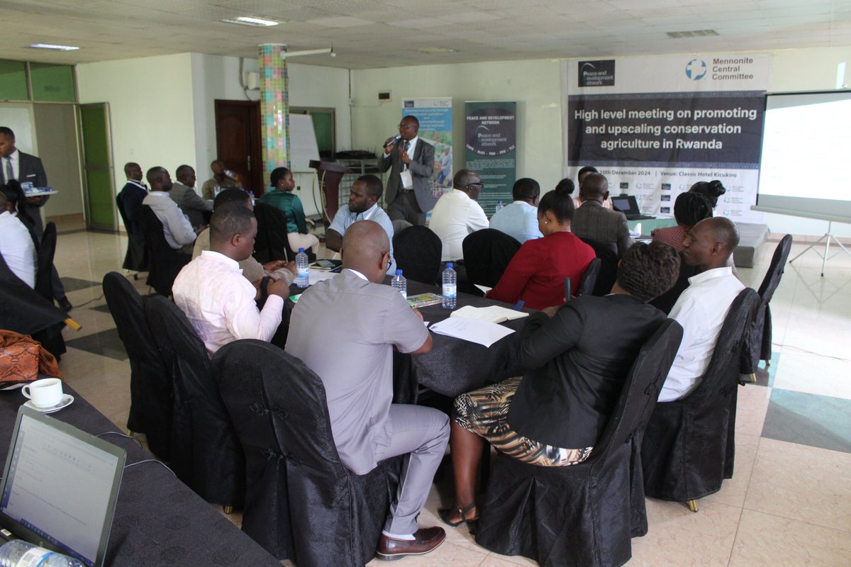 Today we held a meeting on promoting &amp; upscaling conservation agriculture here in Rwanda.
It was a great moment to interact with different stakeholders involved in CA promotion and we look forward to its adoption in the government policies.
#ConservationAgriculture #FoodSecurity