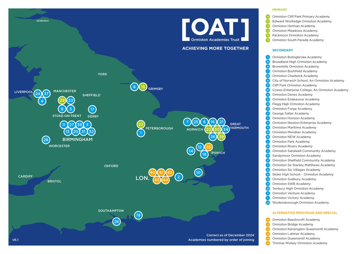 Ormiston Teacher Training (@ormistontt) on Twitter photo Did you know our training programme is part of <a href="/OrmistonAcads/">OrmistonAcads</a>?
With over 35k pupils and over 5k staff, join a thriving community shaping education’s future. From The OAKS to now, we’re proud to support aspiring teachers to inspire the next generation.
➡️bit.ly/49yxv56 Did you know our training programme is part of <a href="/OrmistonAcads/">OrmistonAcads</a>?
With over 35k pupils and over 5k staff, join a thriving community shaping education’s future. From The OAKS to now, we’re proud to support aspiring teachers to inspire the next generation.
➡️bit.ly/49yxv56