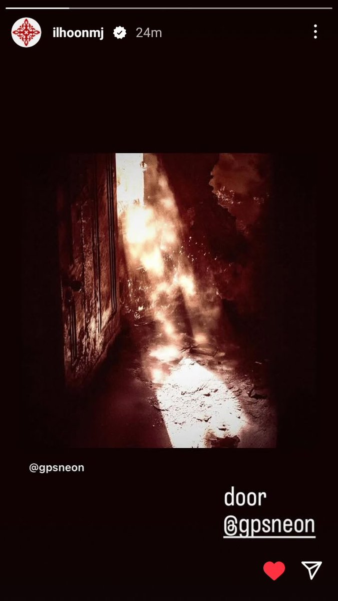 SupportIlhoon's tweet photo. [241210] ilhoonmj Instagram Story Update 

Door @.gpsneon

@ilhoon_mikael

#JUNG_ILLHOON #ILLHOON #ILHOON  #정일훈 https://t.co/XnGMF7M52e