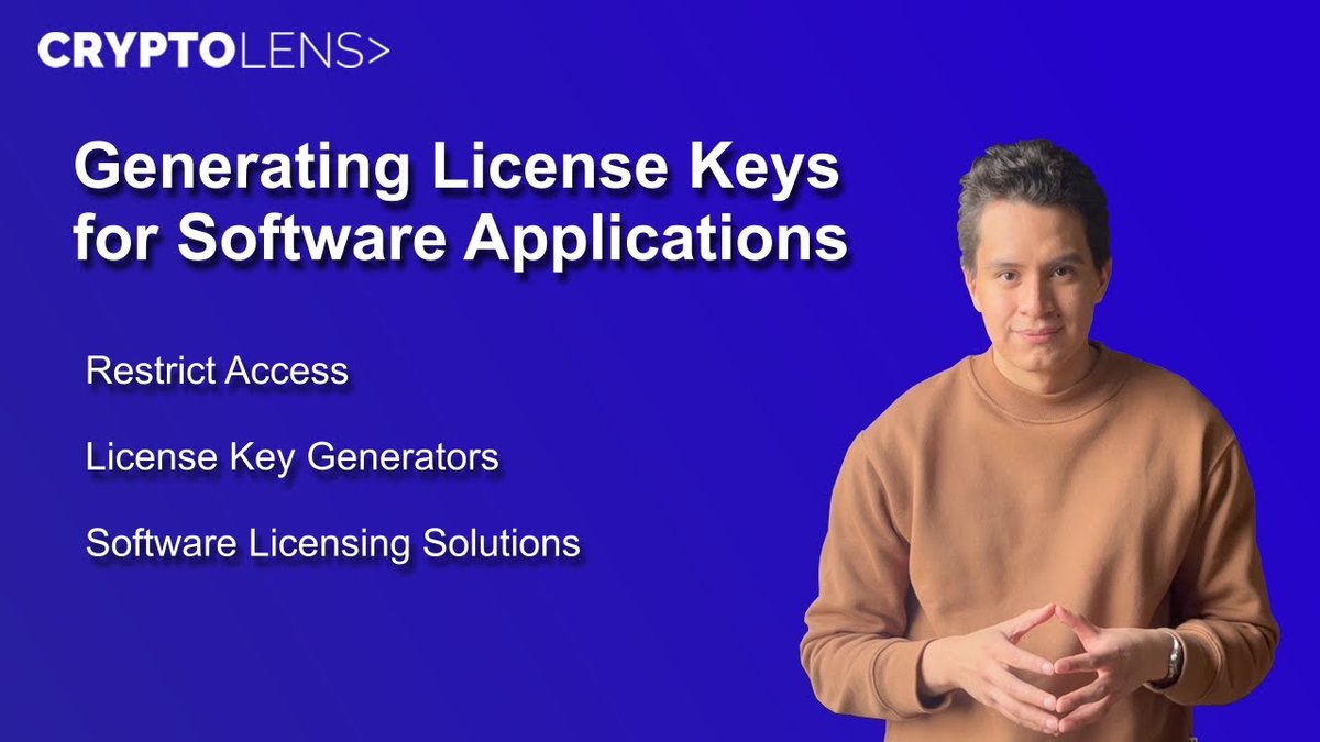 cryptolens's tweet photo. 🔑 Partial VS Full Key Verifications 🔑

When it comes to different software licensing solutions, it is important to distinguish between systems that perform partial versus full key verifications.

🎬 https://t.co/wjTD2CYD5f

Check out our latest video to learn why that is! https://t.co/jBODxWnUDT