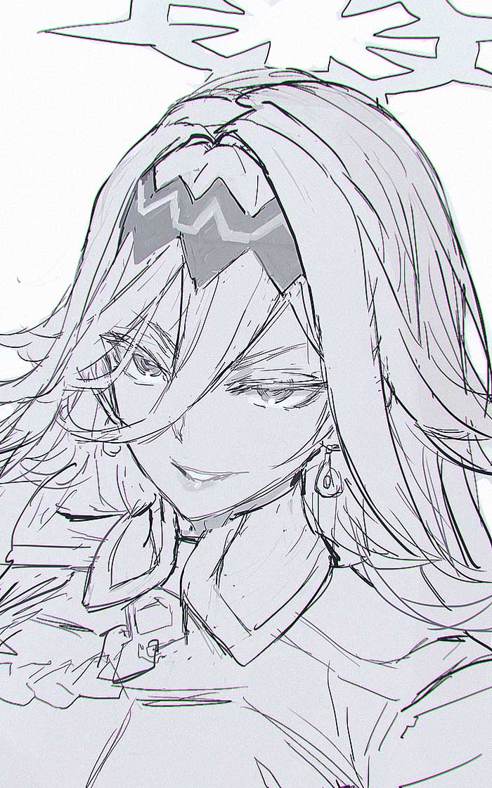 vostok01_ms's tweet photo. 「やりますわねぇ・・・」
バルドル様ラフ https://t.co/lNkt4IpFJ6