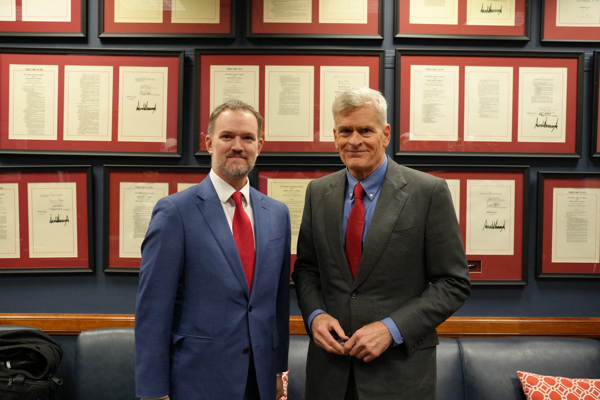 President Trump's nominee for USTR, Jamieson Greer, has impeccable credentials. We had a productive conversation about how we can level the playing field for American manufacturing and bring jobs back to the U.S.