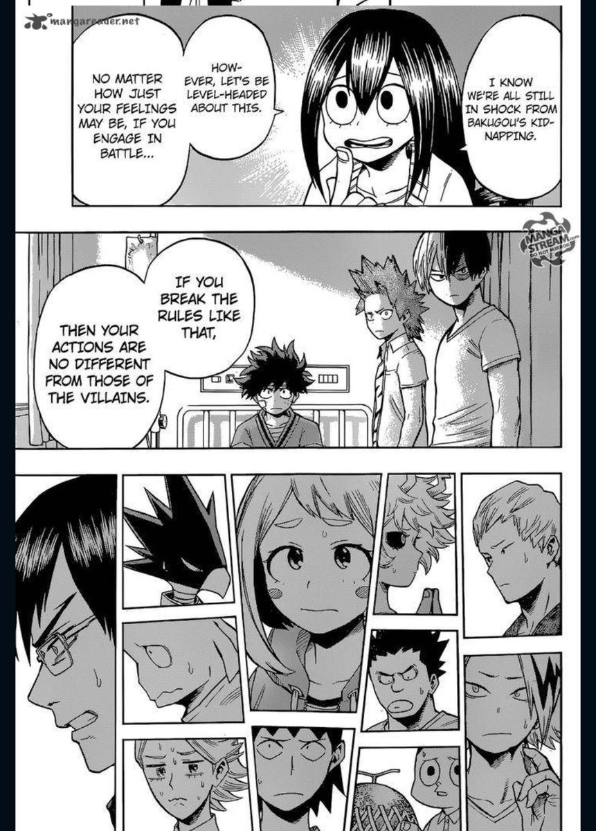 Immcoconut's tweet photo. Ochako: who will save heroes when they are the ones in trouble?

Also ochako when bakugo was kidnapped: if I break the rules, I'm a villain 💅💅 https://t.co/pXvj1EUToo