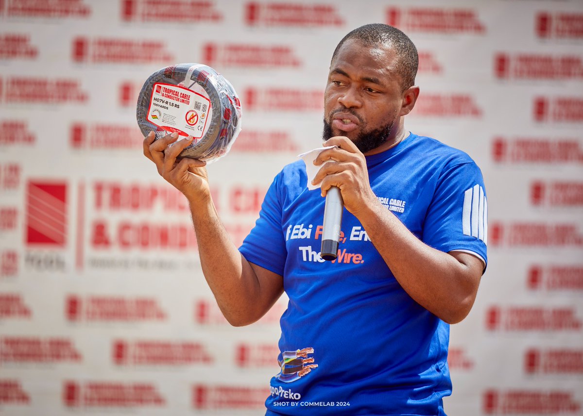 TropicalCables's tweet image. Our valued distributors, EBSA's at Community 8, Tema, highlighted their dedication and appreciation to their loyal customers.
This is a reflection of what we achieve together as a team. 
Cheers to continued growth and excellence with TCCL!

#TropicalCables #TɔPapaPrɛko #FRLS