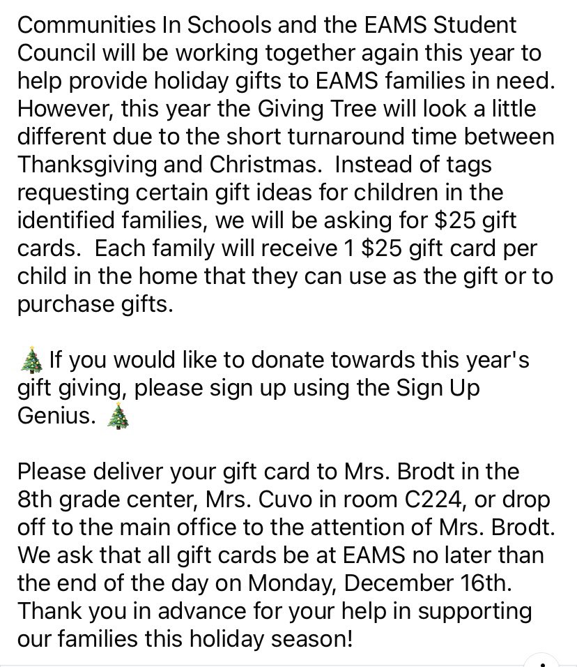 Easton Area Middle School PTA tweet media