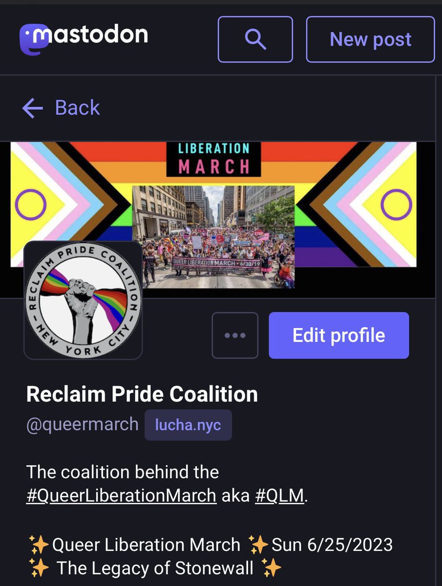 Reclaim Pride Coalition tweet media