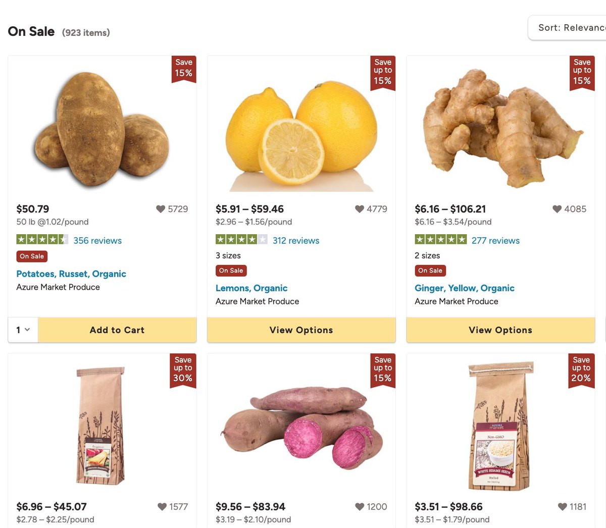 AzureStandard's tweet photo. All this month - 923 items on sale! We're making abundant living affordable. Stay tuned for tomorrow's next Waves of Abundance Flash Sale.
SHOP SALE ITEMS:
https://t.co/cxwEpshzcd

#home #food #shopping #sale #organic #natural #azurestandard https://t.co/pLywVsRQou