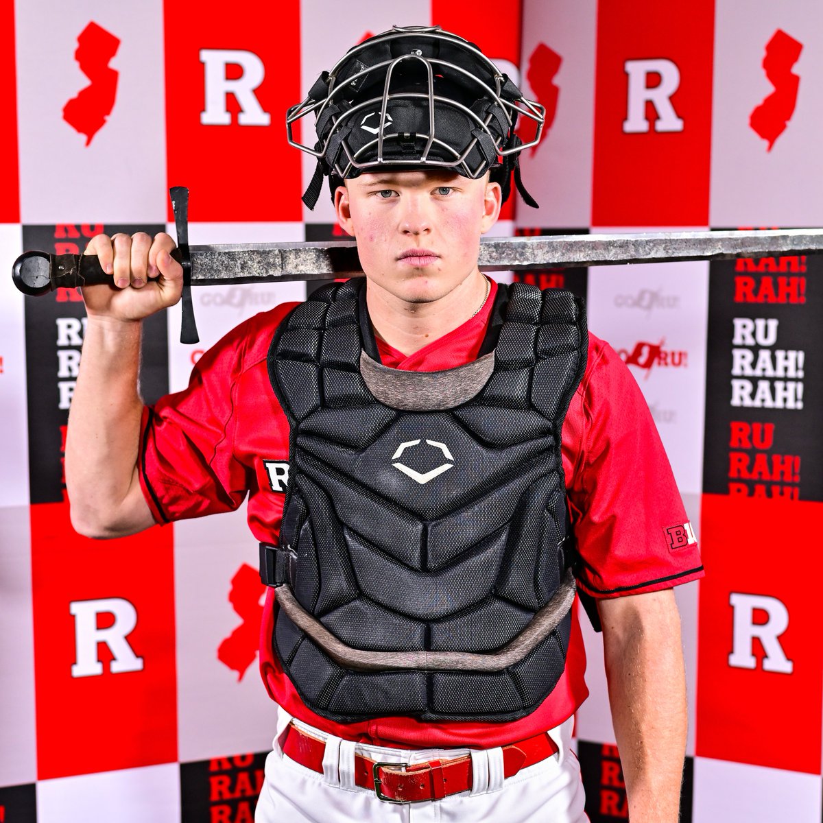 RutgersBaseball's tweet photo. Shields Up 🛡️⚔️

#TCD x @EvoShield https://t.co/lw2IfA8Mka