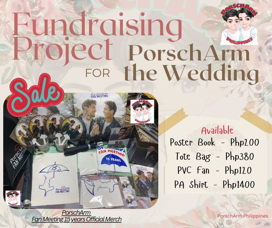 PorschArmPH's tweet photo. Fundraising Project for #PorschArmTheWedding
You're Invited to Celebrate and Support Love!

#PorschArm
#PorschArmPH
#PorschApiwat
#ArmArmArm https://t.co/AJejkZwY6s