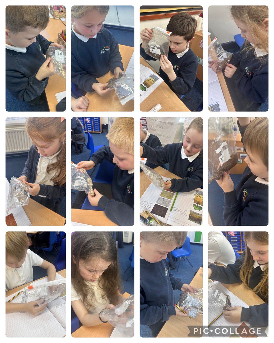 This afternoon during Science, we had a great time identifying the properties of different soils. 🧐 We had no idea they could all be so different! 🔍💭 <a href="/BarntonMissR/">Miss Rutter</a> <a href="/BarntonMrsSc/">Mrs Scott</a>