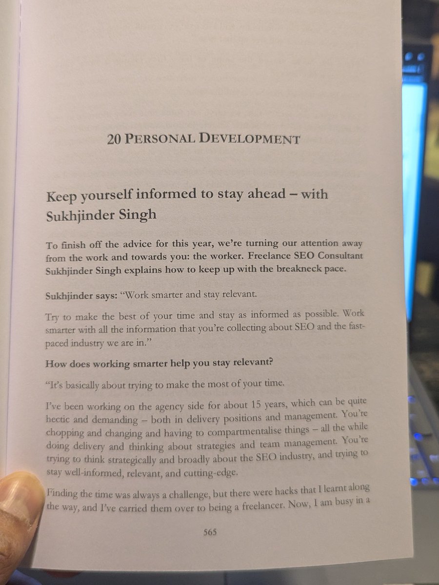 By the law of sod, my copy of #SEOin2025 arrived during the live launch! Thanks for letting me contribute <a href="/Majestic/">Majestic</a> &amp; <a href="/DavidBain/">David Bain</a>.  

There's SO many gems in this - it's really worth buying and listening to the pods: 

UK:
lnkd.in/ercNv2b7

USA:
lnkd.in/ehv-sJwv