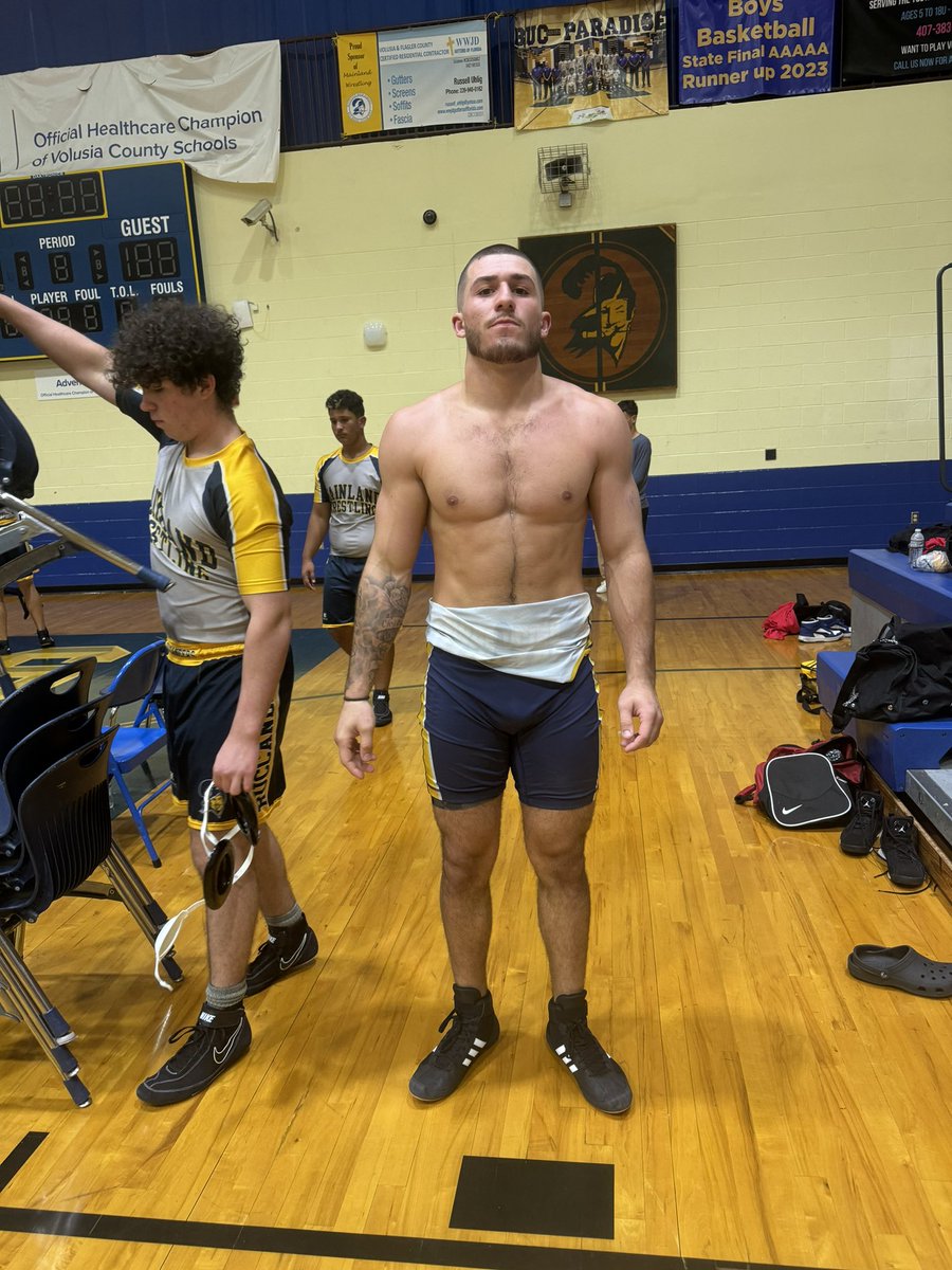 First season wrestling . Went 3-0 first match ever <a href="/Mainlandhigh/">Mainland High School</a>