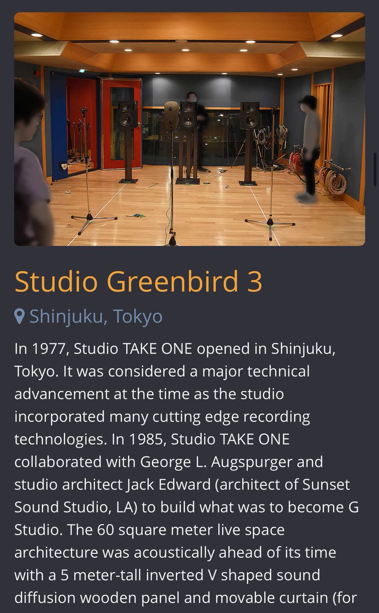 先程、Altiveb 8
日本初のスタジオリバーブがダウンロード出来るようになりました

閉鎖するスタジオの響きを後世に残したいと思い、コロナ禍前に有志で行ったプロジェクトです
サプライズで3stまで
Dolby Atmos 9.0.6にも対応しています
協力してくださった沢山の方々、やりましたね！！！