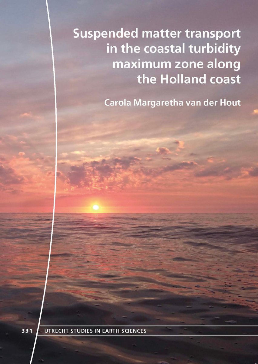Gisteren promoveerde Carola van der Hout op onderzoek naar verhoogde concentraties van sediment dat zwevend in de waterkolom wordt getransporteerd langs de Nederlandse kust. 
Het proefschrift is toegevoegd aan overzicht  #wadden gerelateerde proefschriften waddenacademie.nl/wetenschap/pro…