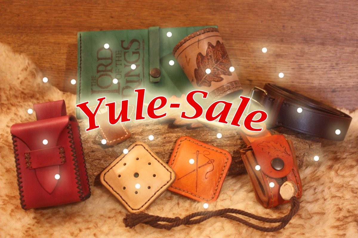 ThuleHandcrafts's tweet photo. In a few days it will be Friday the 13th.

This will be the last day of the Yule-Sale.
Meaning it will be the last chance to grab awesome presents from my crafts shop. https://t.co/h1eaxwJm1S