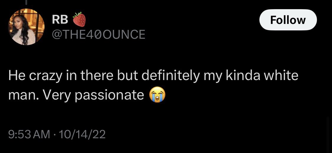 gotchapoosayhoe's tweet photo. @THE40OUNCE Black Men can’t do nothing with you actually. Tell your folks nem to come and get their property ⛓️‍💥 https://t.co/yrp5xbbBkr
