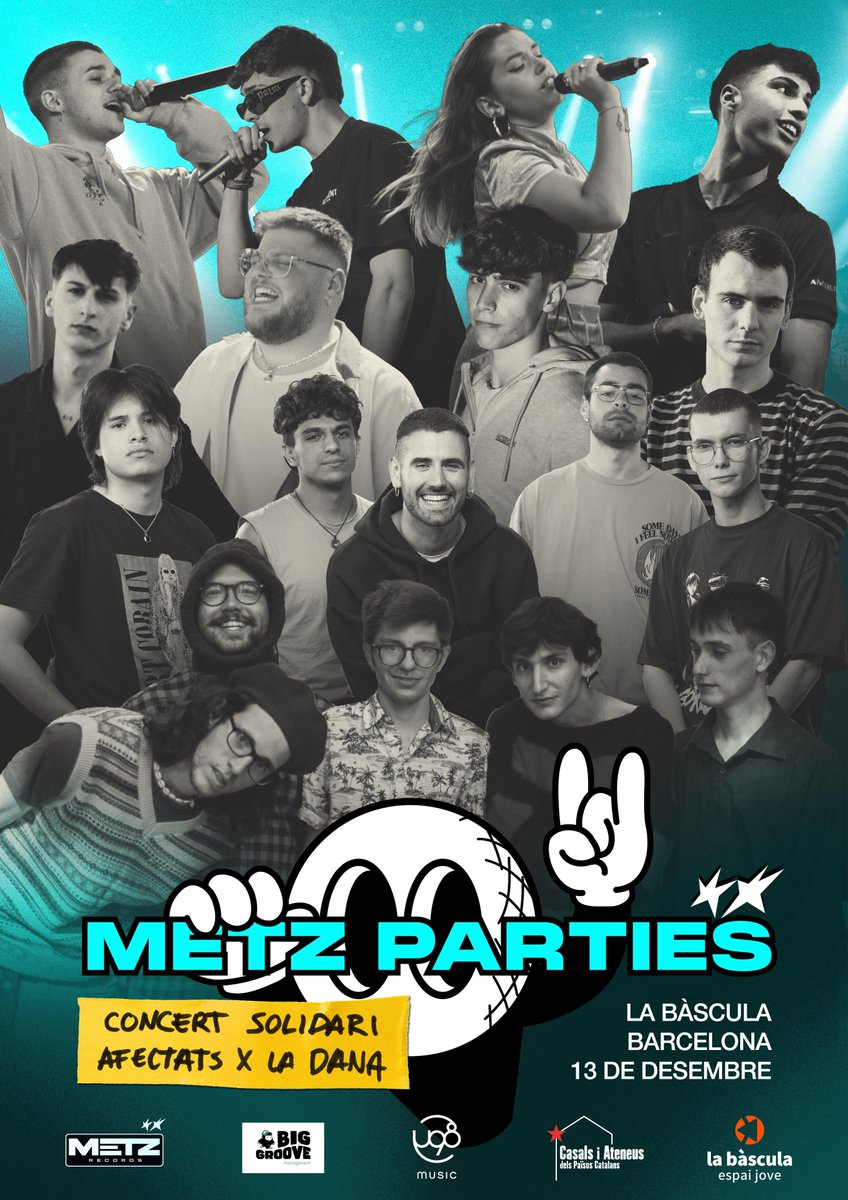 Aquest divendres amb <a href="/MalsonAtmoferic/">Malson Atmosfèric</a>
i artistes del segell <a href="/MetzRecords/">Metz Records</a> 
Concert solidari afectats per la dana.
Entrades a: labascula.cat