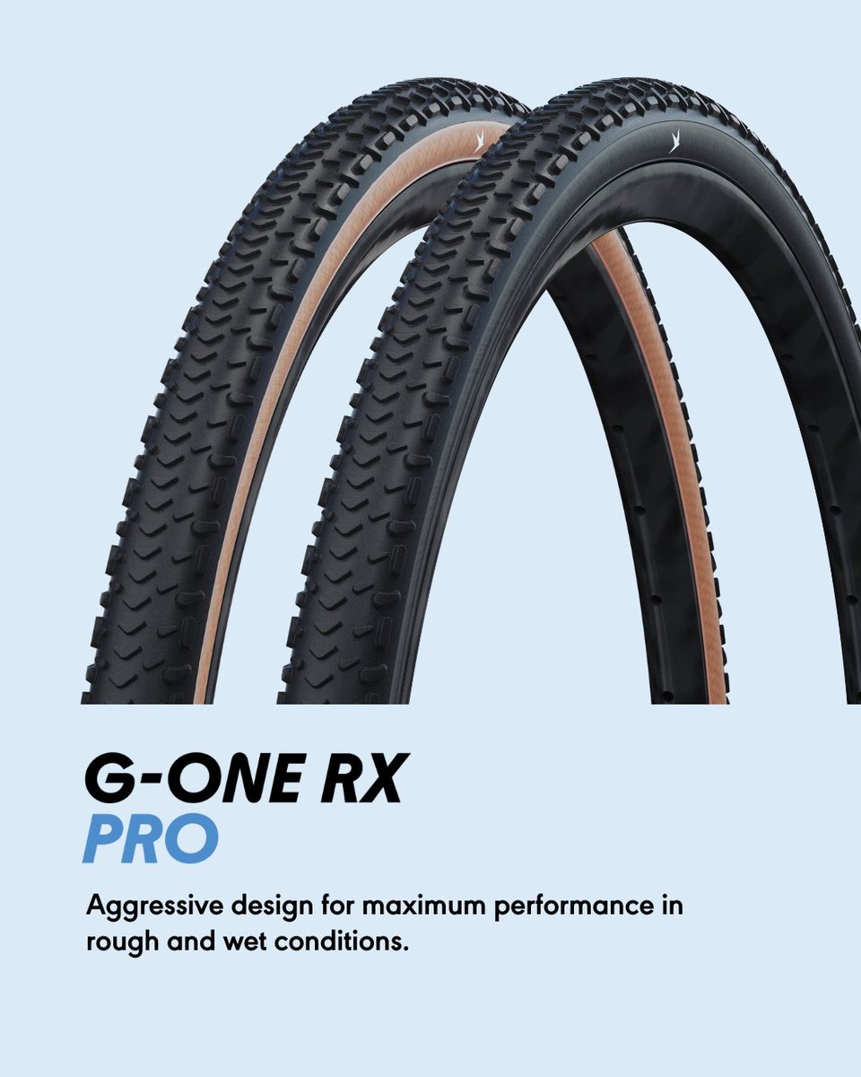 🌟 Introducing the Schwalbe G-ONE R PRO line 🌟

Crafted for those who chase speed without sacrificing control, and demand unbeatable grip on any terrain.

Limited stock available now, with full availability coming in Q1 2025. #getthere #schwalbetires #graveltires