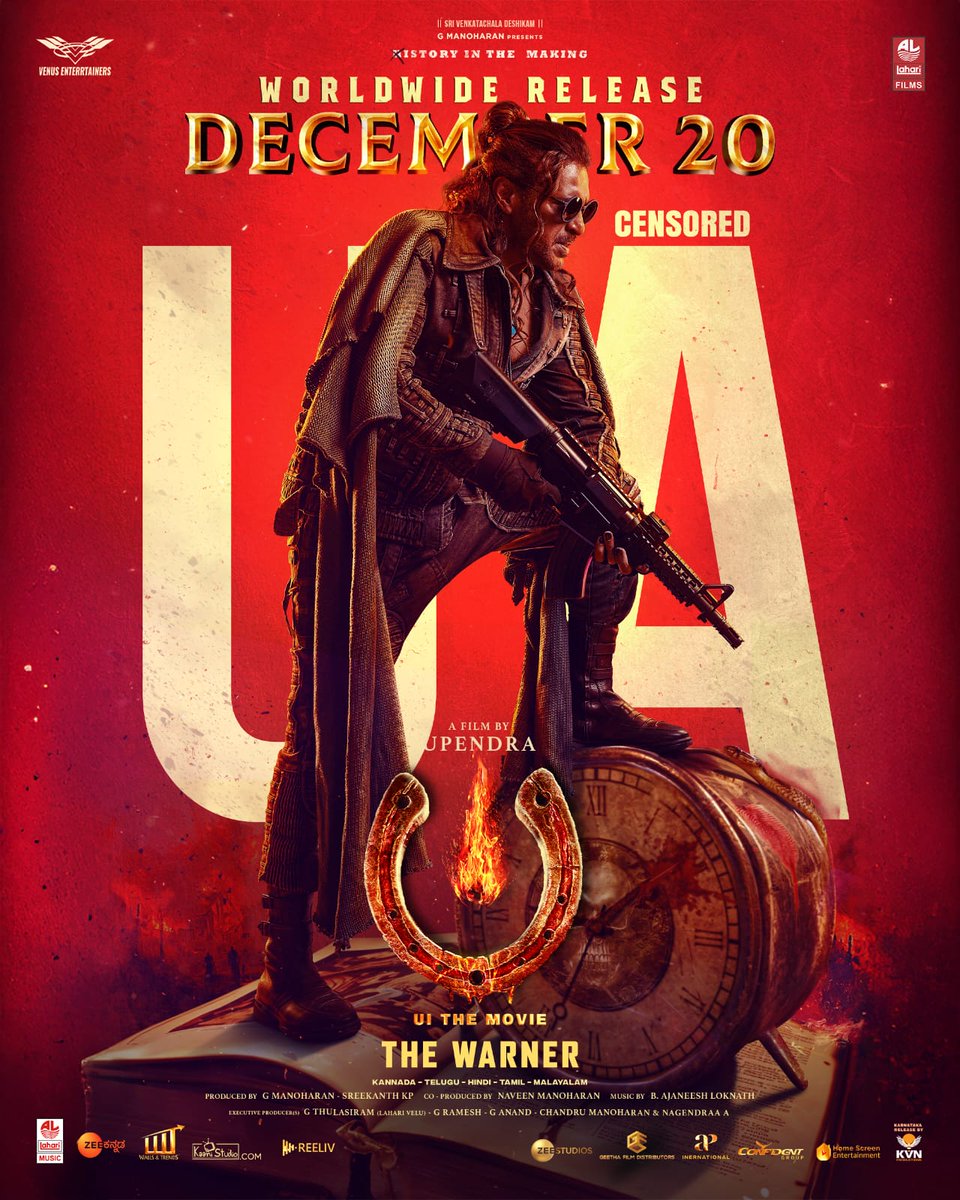 raavan888's tweet image. Real star UPENDRA is coming🔥

#UiTheMovieOnDEC20th

#UppiDirects #Upendra @nimmaupendra #GManoharan @Laharifilm @GeethaArts @enterrtainers @kp_sreekanth #NaveenManoharan @AJANEESHB @shivakumarart @Reeshmananaiah @LahariMusic #GeethaFilmDistributors @APIfilms @ConfidentGroup1…