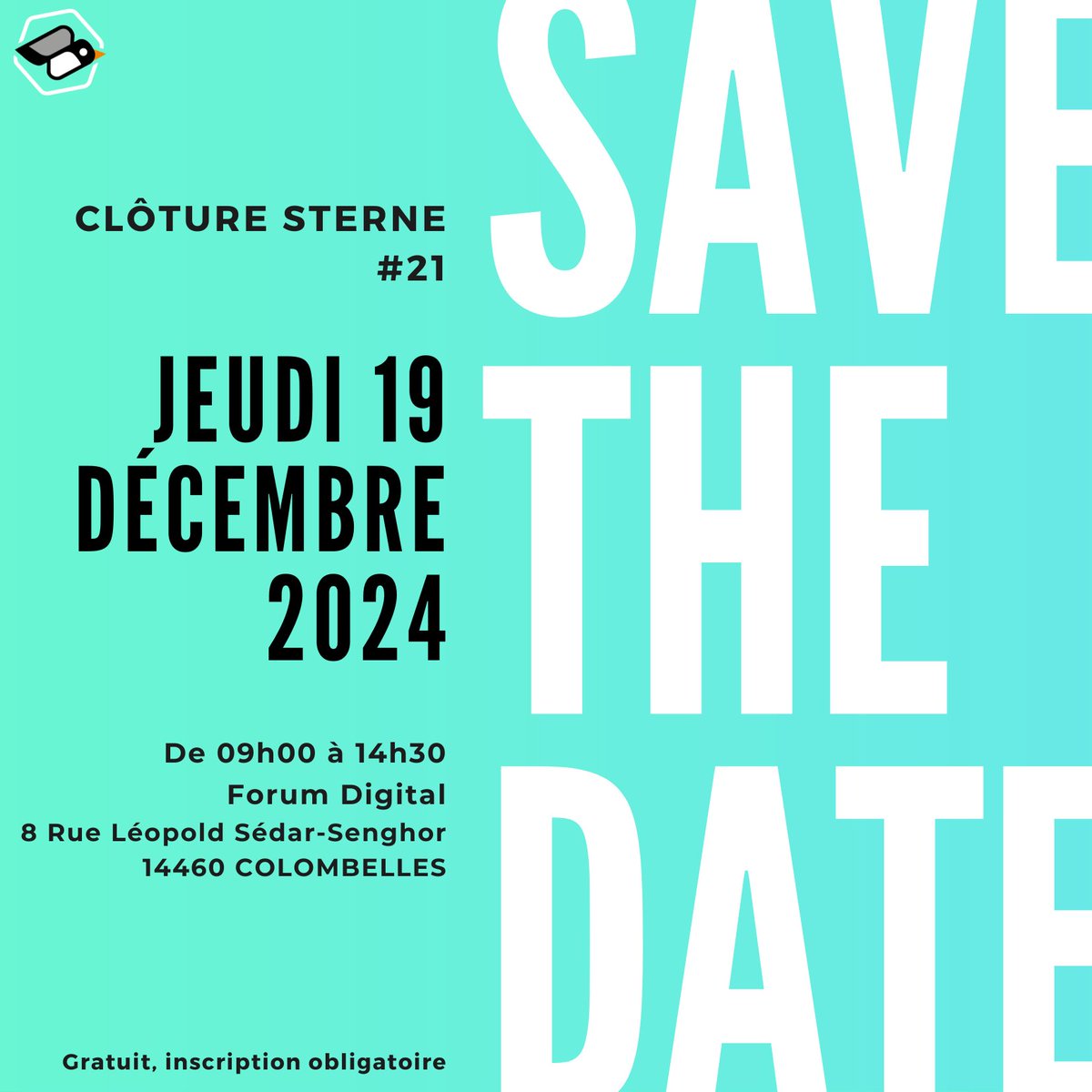Normandie Incubation (@normandieincub) on Twitter photo 📢 Les Sternes prennent leur envol !
Après 3 mois d’accompagnement intense pour transformer des idées en projets, la 21e promo d'<a href="/ItinerR_Sterne/">Itineraire Sterne</a> est prête à relever le défi du pitch public 😎.
Inscrivez-vous dès maintenant pour réserver votre place :
event.eventozor.com/1HPNMETAA4/ 📢 Les Sternes prennent leur envol !
Après 3 mois d’accompagnement intense pour transformer des idées en projets, la 21e promo d'<a href="/ItinerR_Sterne/">Itineraire Sterne</a> est prête à relever le défi du pitch public 😎.
Inscrivez-vous dès maintenant pour réserver votre place :
event.eventozor.com/1HPNMETAA4/