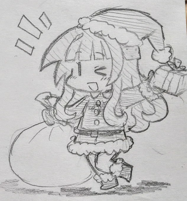 今夜のお絵描き
クリスマスヘレナ 