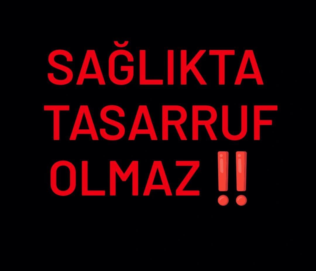 🔵Sağlık sistemindeki açığı kapatmak için, Maliye Bakanlığı’nın 100 bin sağlıkçı alımına onay vermesi şarttır.
#SağlığaTasarrufsuzAtama