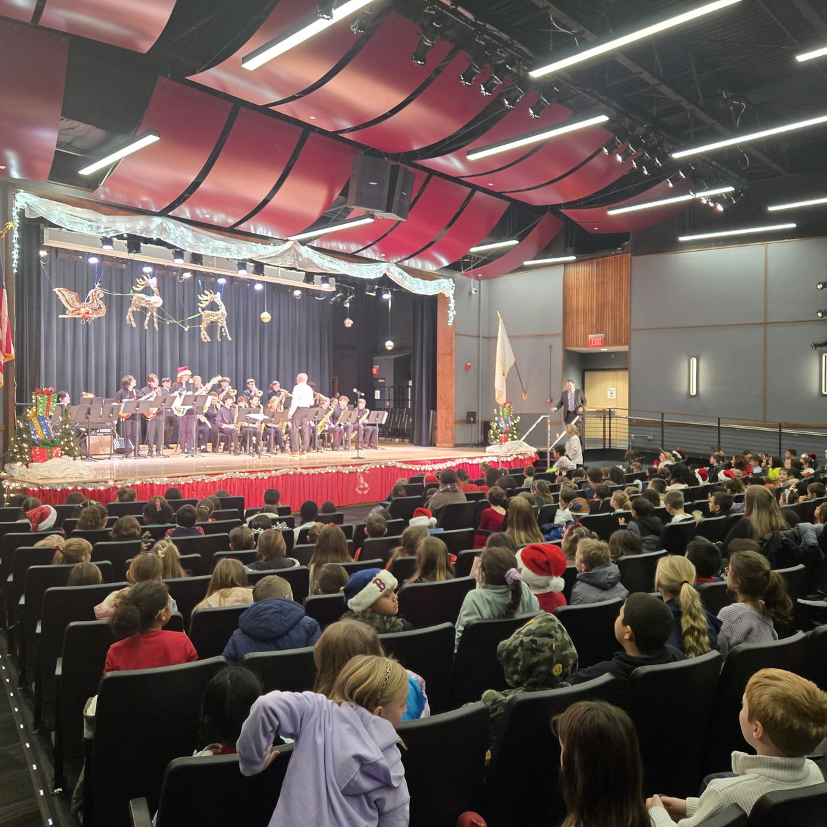 <a href="/SchoolLonsdale/">Lonsdale Elementary School</a> is at <a href="/LHSRI/">Lincoln High School</a> today to hear our amazing band and chorus students performing their holiday spectacular music! One of the best days of the season!! 🎄🎅 <a href="/KevinJ_McNamara/">Kevin J. McNamara</a> <a href="/KenHopkinsJr/">Ken Hopkins Jr.</a> <a href="/MsLanni/">Nicole Lanni</a> <a href="/Cobb45M/">Marc Cobb</a> <a href="/Mr_Lahoud/">Mr. Lahoud</a>