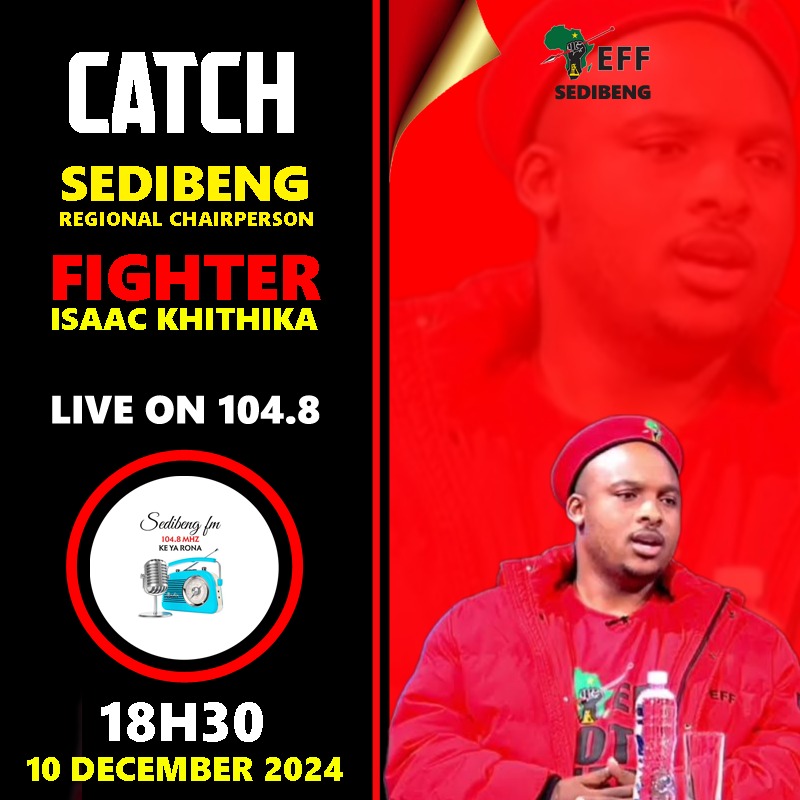 EFF Sedibeng Region tweet media