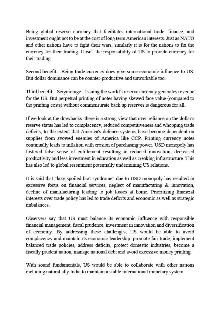 USIRCOnline's tweet image. @USIRCOnline raises concern about double edged swords like currency monopoly and tariffs that are likely to impact US India relations.
