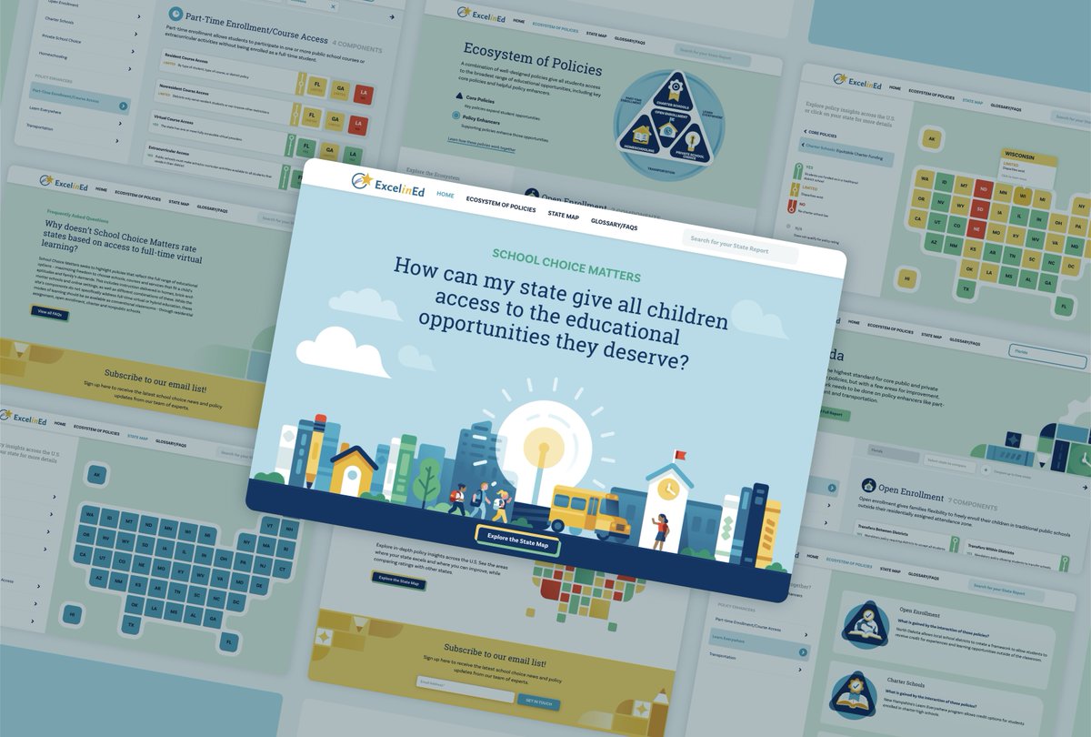 tremendo_us's tweet image. We partnered with #ExcelinEd in the creation of their new &quot;School Choice Matters&quot; site! SCM answers the pounding question &quot;How can my state give all children access to the educational opportunities they deserve?&quot; 
hubs.la/Q02_4GR20
#interactive #design #education #nonprofit