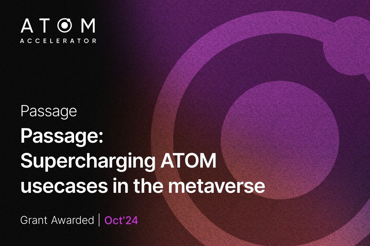 ATOM Accelerator | Cosmos Hub ⚛️ tweet media