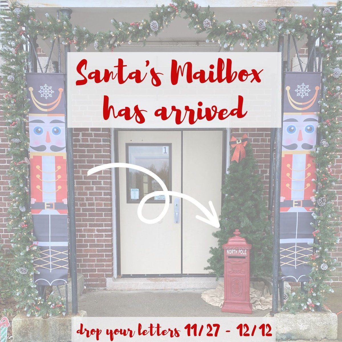 A friendly reminder that Santa's Mailbox will be returning to the North Pole the end of this week. The last day to submit your letter to guarantee a response from Santa himself is December 12th. 

Please submit letters to 30 Stone Street by Thursday, 12/12. #letterstosanta