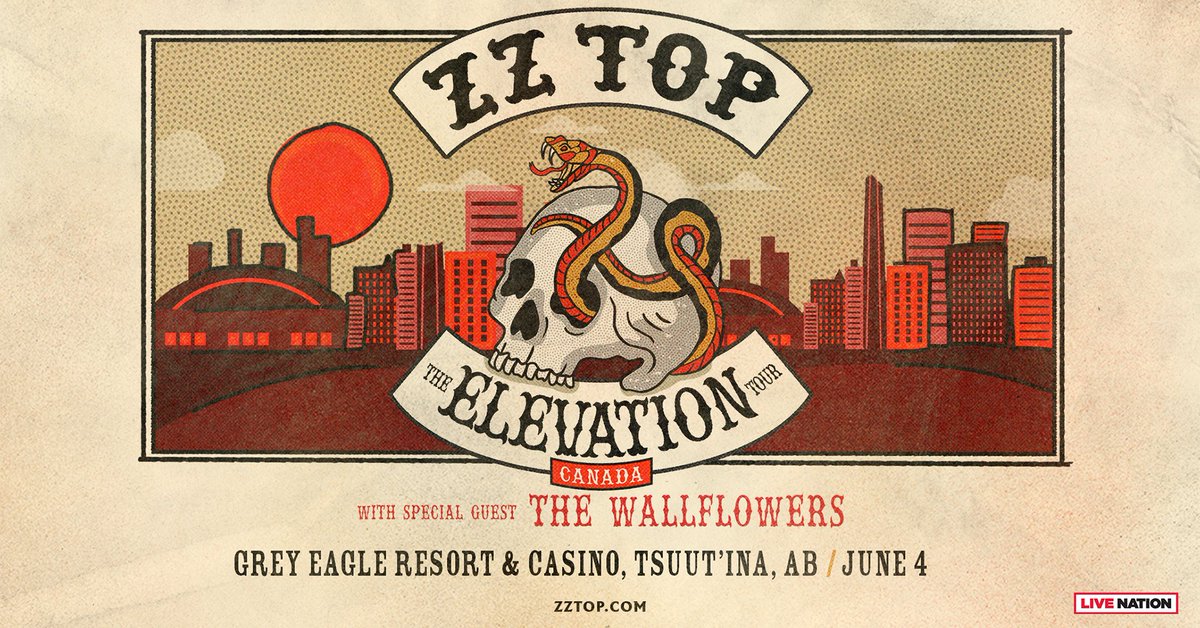 Grey Eagle Resort & Casino (@greyeagleresort) on Twitter photo π’ ANNOUNCEMENT πΈ
Rock & Roll Hall of Famers <a href="/ZZTop/">ZZ Top</a> are performing at the Event Centre at Grey Eagle Resort & Casino on Wednesday, June 4, 2025! Presale begins Thursday.
ποΈ Presale date & time: Thurs, Dec 12th from 10 AM - 10 PM
π Presale code: SHARP
greyeagleresortandcasino.ca/events/zz-top-β¦ π’ ANNOUNCEMENT πΈ
Rock & Roll Hall of Famers <a href="/ZZTop/">ZZ Top</a> are performing at the Event Centre at Grey Eagle Resort & Casino on Wednesday, June 4, 2025! Presale begins Thursday.
ποΈ Presale date & time: Thurs, Dec 12th from 10 AM - 10 PM
π Presale code: SHARP
greyeagleresortandcasino.ca/events/zz-top-β¦