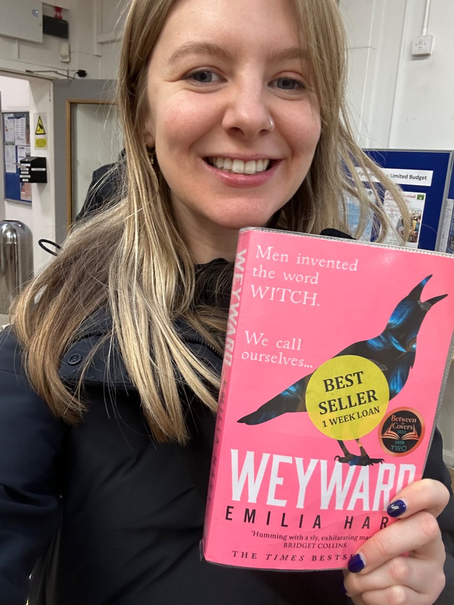 Was great to pop into my new local library @streathamlib and see Weyward on display ♥️