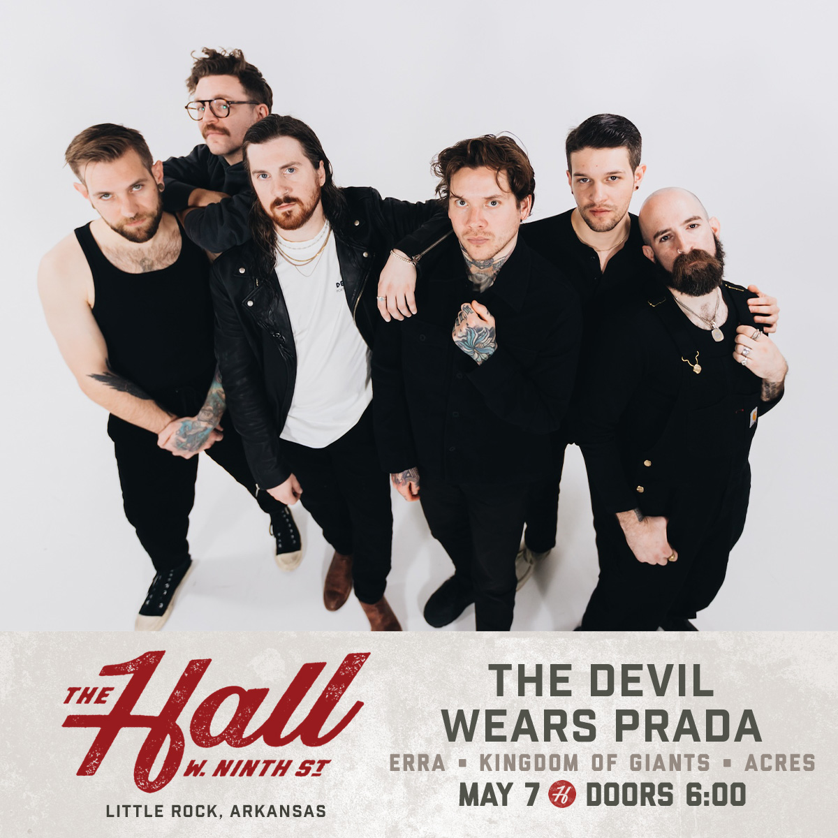 On May 7th, TDWP is bringing Erra, Kingdom of Giants, and Acre to our stage. Don't miss it! 

Sign up for presale access at the link. Tickets go on sale Friday at 10am!

➭ bit.ly/3Oodh3z