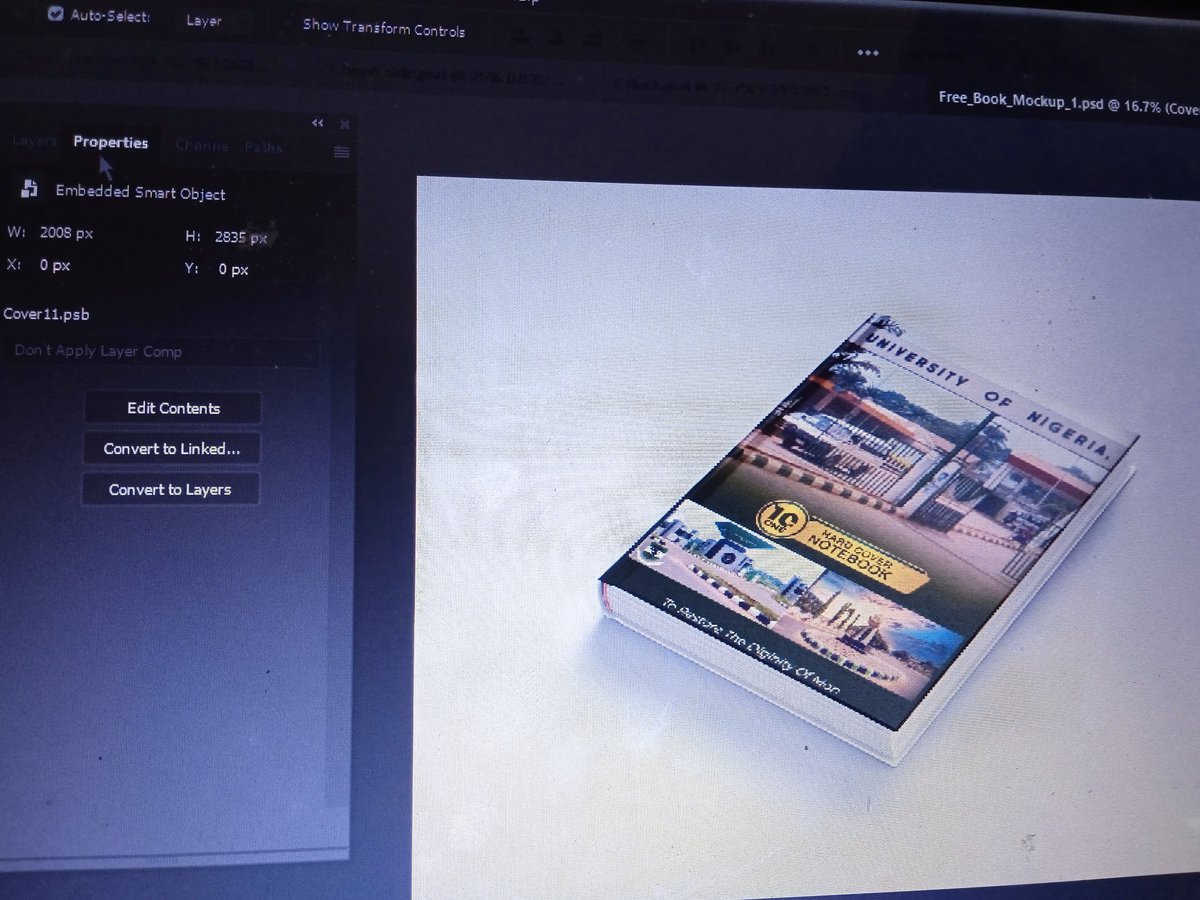 Ogidi_fortune's tweet photo. Book Cover Design is not for the weak oh
omo If anybody come near me with bookcover design, I go use price wound am
It's well
Nah me collect job and I no charge well nah watten dey pain me pass 😭
#graphicdesigner #thechristaindesigner #aceddesigns #bookcover #bookcoverdesign https://t.co/CPeSdyeS4x