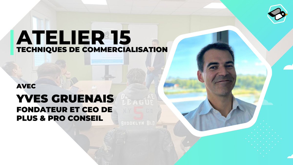 [ 🐧 Atelier : techniques de commercialisation]

Pour cet atelier, nos #sternes étaient avec Yves, fondateur et CEO de PLUS &amp; PRO CONSEIL, pour répondre à de nombreuses interrogations sur les techniques de commercialisation !😎