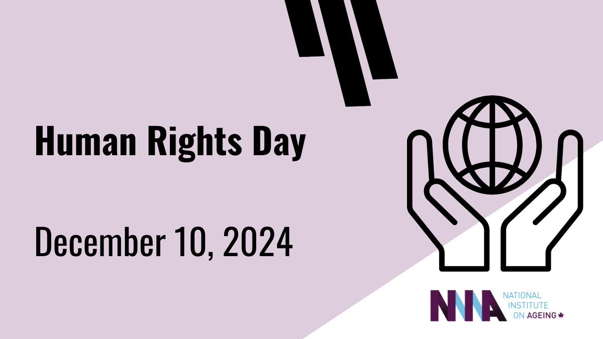 🌍 This #HumanRightsDay, let’s remember: Human rights are for everyone, at every age. Older adults face unique challenges like ageism &amp; exclusion. Protecting their rights builds a fairer, more inclusive future. Our Rights, Our Future, Right Now.