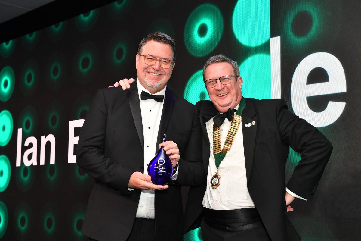 Very proud to receive the <a href="/HFMA_UK/">HFMA</a> Honorary Fellowship award from the new Association President Lee Outhwaite at last week’s annual conference. HFMA has been a big part of my life and career for 30 years and is a vital resource for all NHS Finance staff. Join today!
