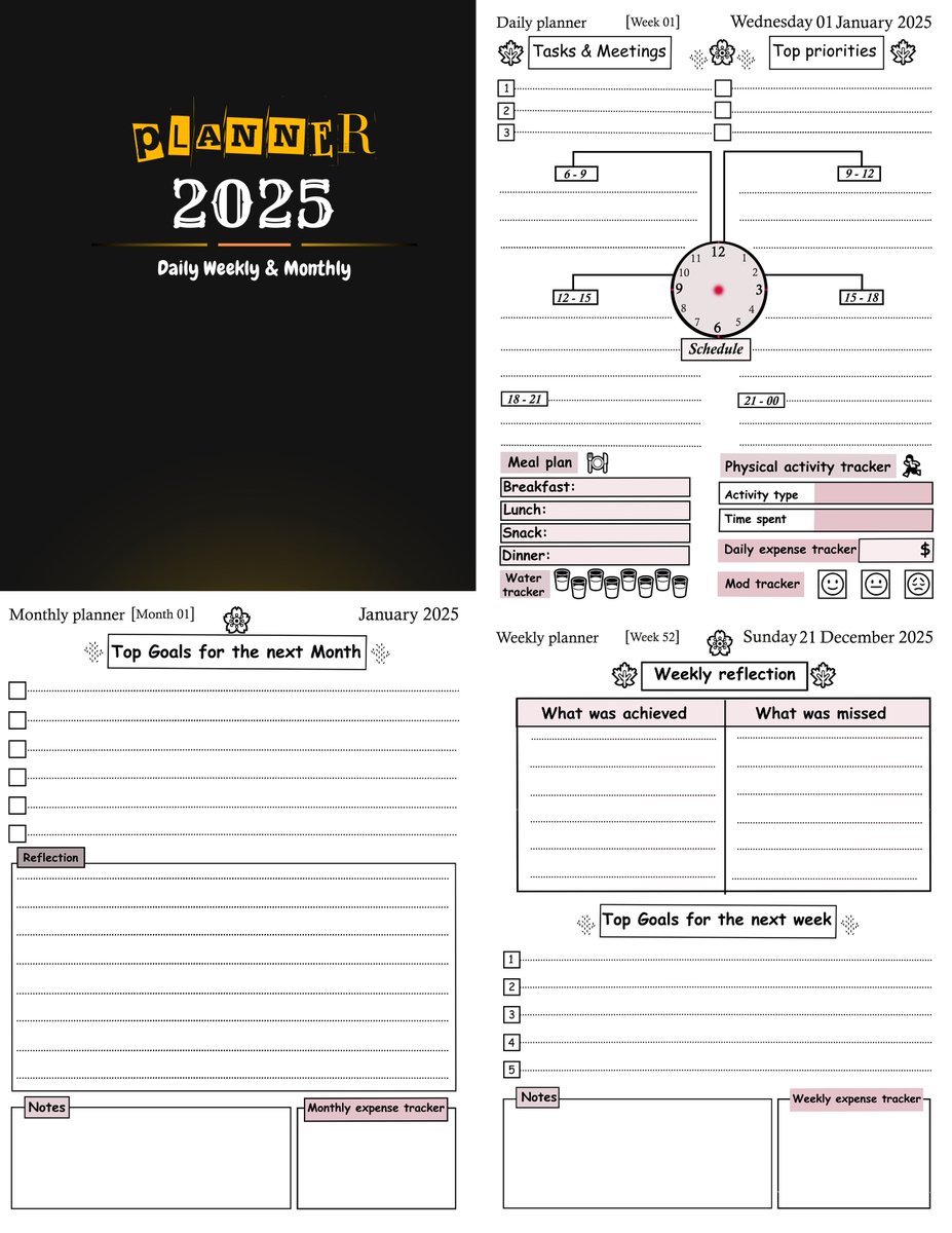 raffabdo's tweet photo. #Chiefs
 A Special Daily Planner Just for You! 📷 
Looking for an easy and stylish way to organize your day?   https://t.co/J2RhCCE3zd
What’s inside?  Sleek and user-friendly design.  
Space to jot down your daily goals and weekly plans. Dedicated pages to track your habits. https://t.co/uywK9iqpYM