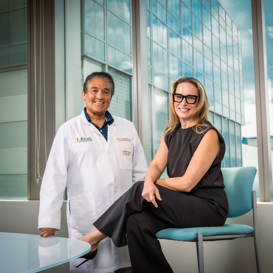 umiamimedicine's tweet image. 🔬💡 Translational research is a relay race, passing discoveries from lab to patient care. Miami CTSI supports these handoffs, advancing real-world impact. Co-directors Dr. Kobetz and Dr. Carrasquillo are helping #TeamScience thrive. 🌱🤝 loom.ly/h-8BO4o