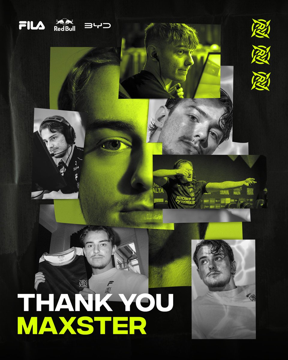 NIPCS's tweet image. As we look to get our team ready to compete in 2025, NIP and Maxster have come to the mutual decision to move forward separately. Today, we are announcing that Maxster has moved to the bench and we will be supporting him as he looks for the next step in his professional journey.…