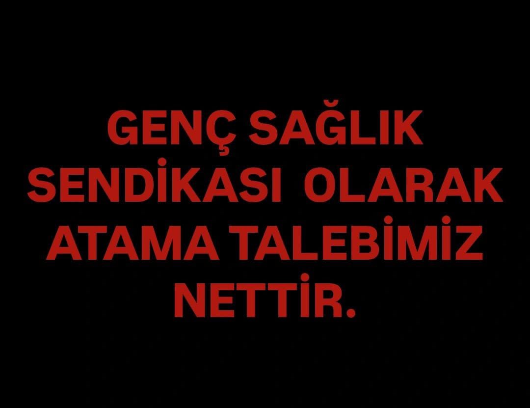♦️Sağlık sektöründe nitelikli personel açığı büyüyor.100 bin sağlıkçı alımı talebi açıkta bekleyen binlerce  mezuna istihdam olanağı sağlayacaktır.
#SağlığaTasarrufsuzAtama