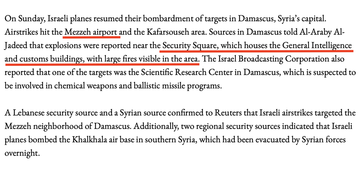 ericgarland's tweet photo. Syrian intelligence officers were  indicted yesterday by for their war crimes alleged to be at MEZZEH.

So...Israel bombed the site of the evidence? Is that not obstruction of justice?? https://t.co/RZiEmLllvj