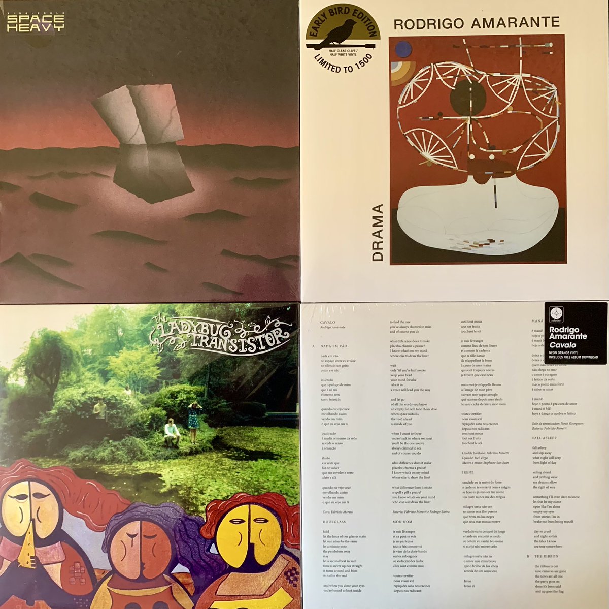TRecsss's tweet photo. Temporada de dádivas.
En línea ya están disponibles estos discos recién llegados.
Y en el local estamos de 12-6pm.
#tearecs #galaxie500 #rodrigoamarante #melingo #theladybugtransistor https://t.co/CL1FrrvTZT