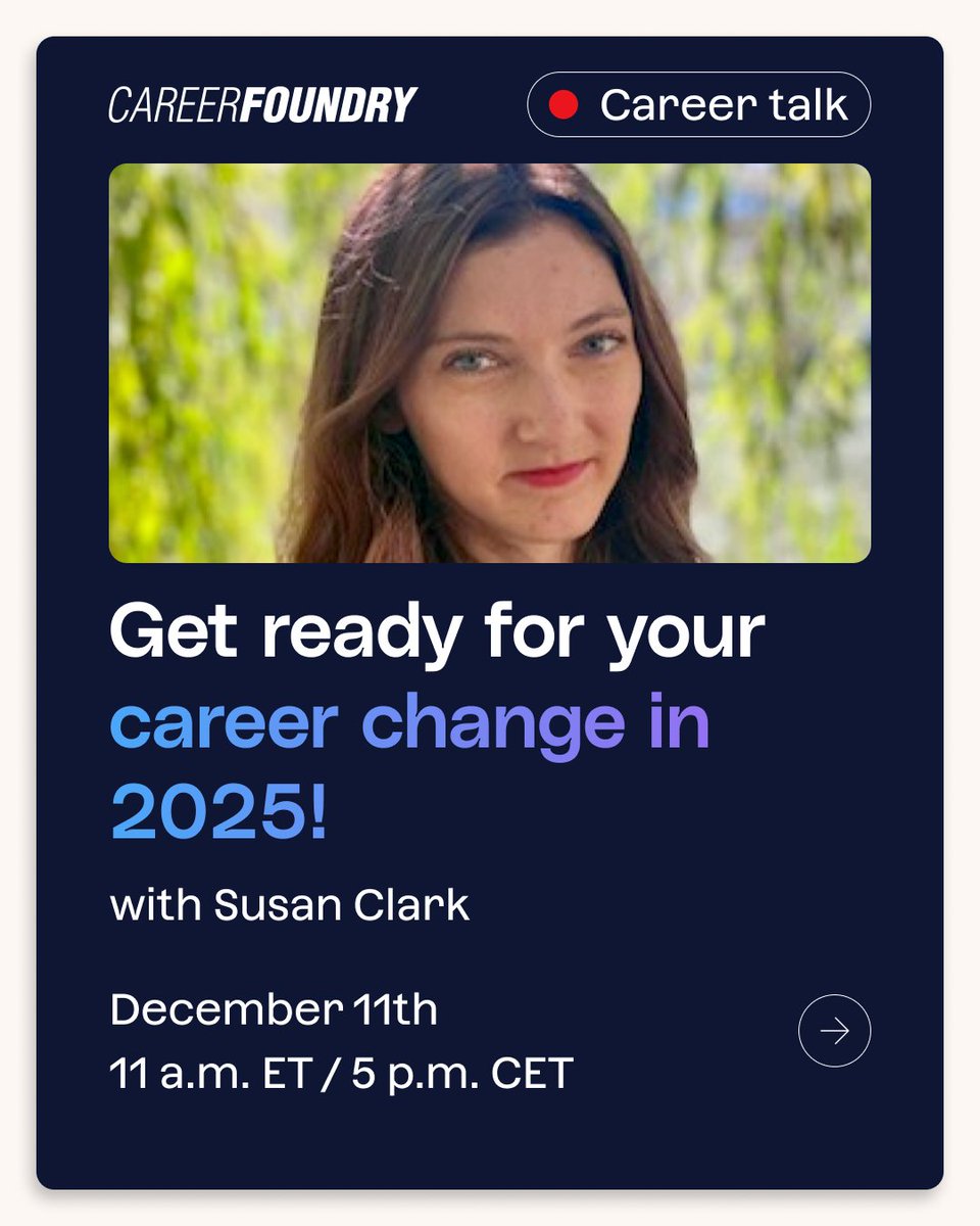 Are you planning to make a career change in 2025? Join career transition expert Susan Clark for an exclusive session to shift your career.

Register for free here 👉 bit.ly/3BplJNF

#CareerChange #CareerTips #TechCareers