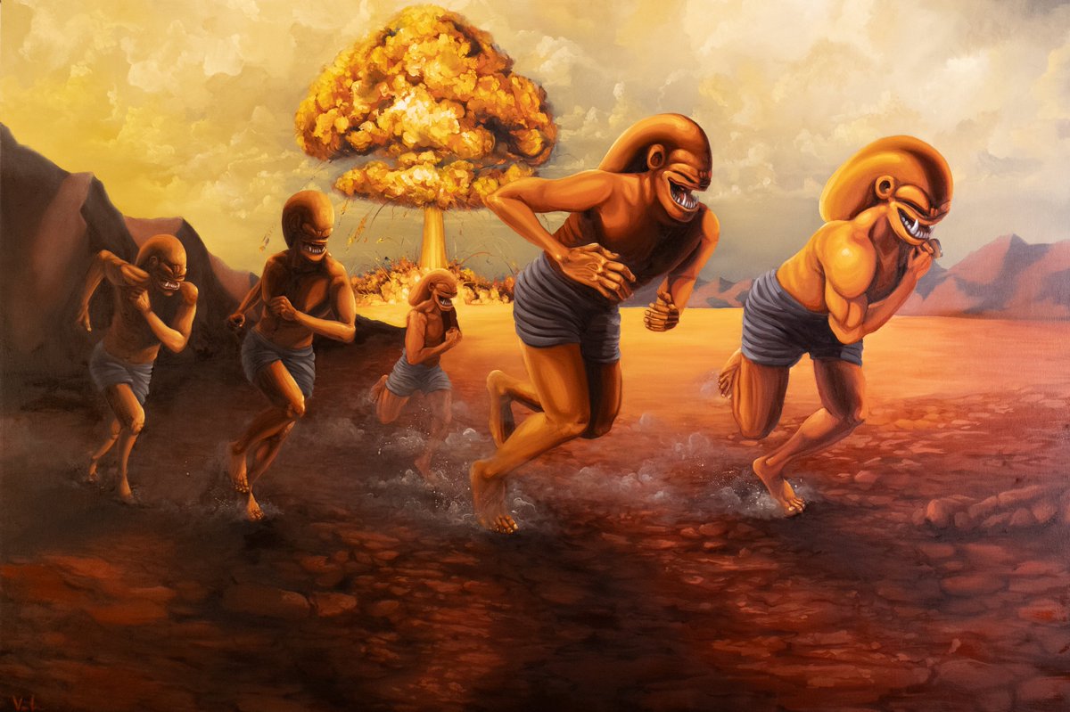 coryvanlew's tweet image. Still looking for my first collector of the sleep demonz oil painting collection. This body of work has proved to be a chapter turning moment in my life. If you are interested in anything please shoot me a DM.