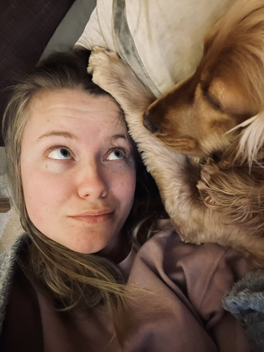 Danny fell asleep with his paw on my head. Guess this is my life now for the next 2 hours.