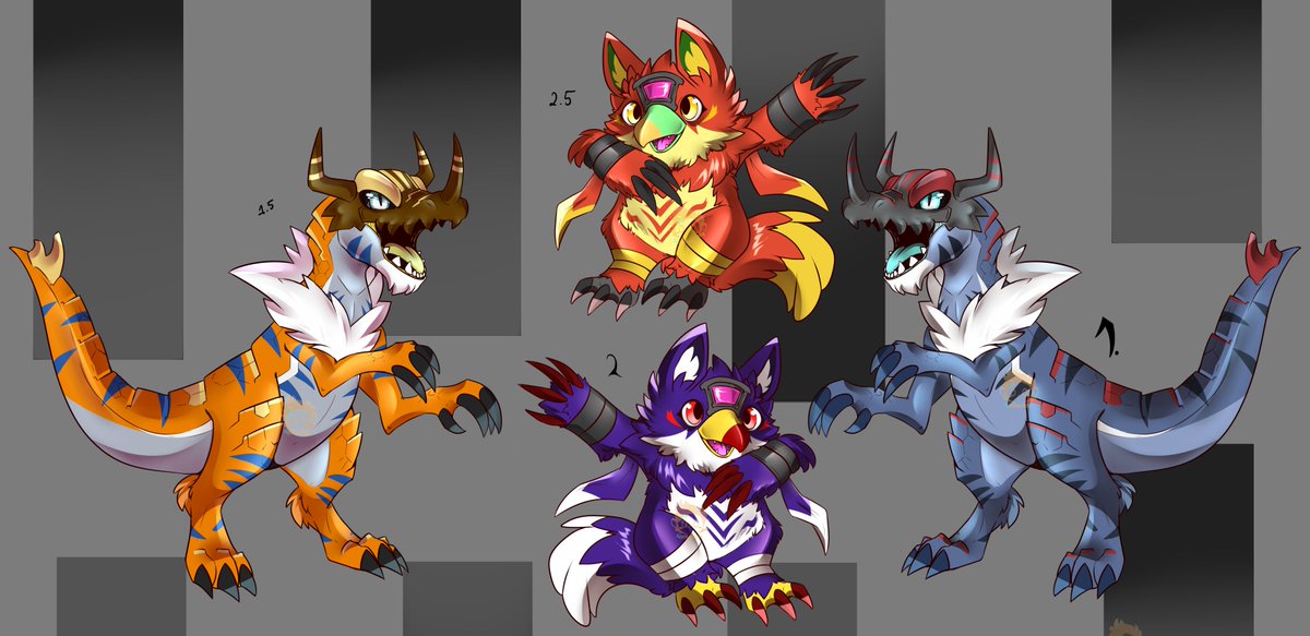 pikachim221's tweet photo. note: both greymonxtyrantrum are taken ..
2.#penmon #penguinmon #muchomon #mucchomon #loogamon 30$
2.5- #Variant mucchomon 30$
(if you take both variants would be 40$ for both)
#paypal #digimon #pokemon #hybrids #custome #design #fusion #digifusion #fuze #fuzemon #fakemon https://t.co/EcbMEUXlNf