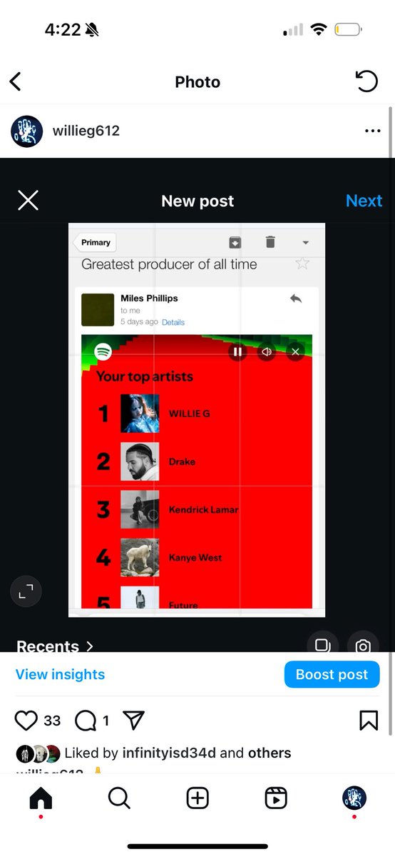 WILLIE G tweet media